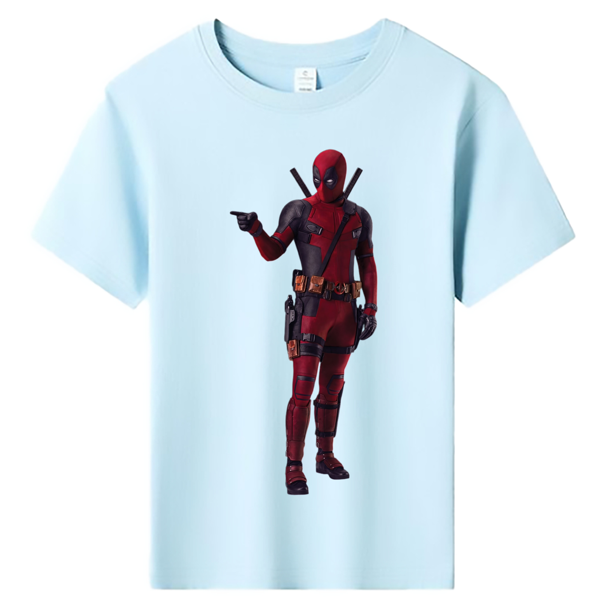 （画像用） Deadpool デッドプール 綿100％キッズTシャツ（フロントプリント）